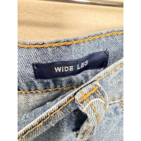 Scoop‎ Wide Leg High Rise Jeans  Blue Mid Wash Size 10 Women's - Picture 4 of 9